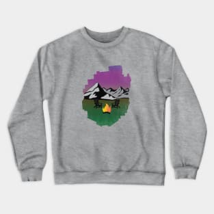 Adirondack Chairs & Fire Crewneck Sweatshirt